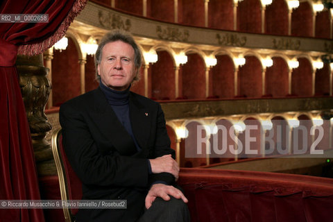 16 Jan 2006 Rome Opera Theatre: Portraits of the Cast the Mozarts opera Don Giovanni..in the picture: The Conductor and Musical Director Hubert Saudant   ©Riccardo Musacchio & Flavio Ianniello/Rosebud2