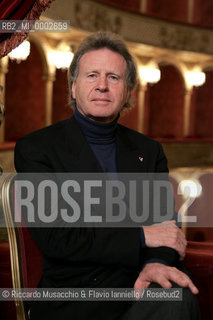 16 Jan 2006 Rome Opera Theatre: Portraits of the Cast the Mozarts opera Don Giovanni..in the picture: The Conductor and Musical Director Hubert Saudant   ©Riccardo Musacchio & Flavio Ianniello/Rosebud2