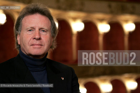 16 Jan 2006 Rome Opera Theatre: Portraits of the Cast the Mozarts opera Don Giovanni..in the picture: The Conductor and Musical Director Hubert Saudant   ©Riccardo Musacchio & Flavio Ianniello/Rosebud2