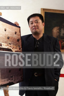 May 30 2006 Rome.Press conference for the presentation of the Lyric Festival 2006 that will took place at the Arena di Verona next summer 2006..In the picture: the chinese conductor Lu Jia.Ph Riccardo Musacchio & Flavio Ianniello  ©Riccardo Musacchio & Flavio Ianniello/Rosebud2