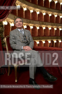 16 Jan 2006 Rome Opera Theatre: Portraits of the Cast the Mozarts opera Don Giovanni..in the picture: The Supervisor of the theatre Francesco Ernani   ©Riccardo Musacchio & Flavio Ianniello/Rosebud2