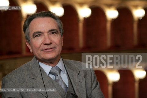 16 Jan 2006 Rome Opera Theatre: Portraits of the Cast the Mozarts opera Don Giovanni..in the picture: The Supervisor of the theatre Francesco Ernani   ©Riccardo Musacchio & Flavio Ianniello/Rosebud2