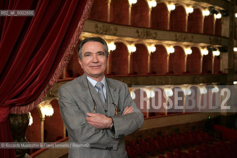 16 Jan 2006 Rome Opera Theatre: Portraits of the Cast the Mozarts opera Don Giovanni..in the picture: The Supervisor of the theatre Francesco Ernani   ©Riccardo Musacchio & Flavio Ianniello/Rosebud2