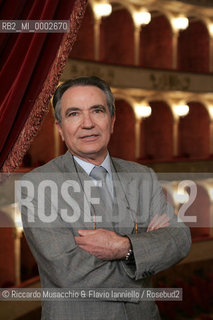 16 Jan 2006 Rome Opera Theatre: Portraits of the Cast the Mozarts opera Don Giovanni..in the picture: The Supervisor of the theatre Francesco Ernani   ©Riccardo Musacchio & Flavio Ianniello/Rosebud2