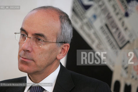 May 30 2006 Rome.Press conference for the presentation of the Lyric Festival 2006 that will took place at the Arena di Verona next summer 2006..In the picture: the Major of Verona Paolo Zanotto.Ph Riccardo Musacchio & Flavio Ianniello  ©Riccardo Musacchio & Flavio Ianniello/Rosebud2