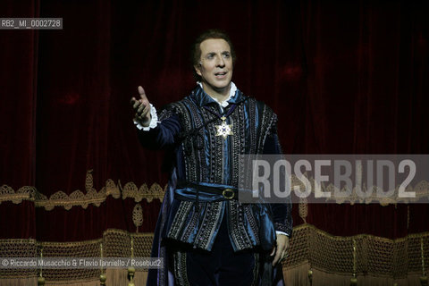 18 Jan 2006 Rome Opera Theatre..Don Giovanni. Music Wolfgang Amadeus Mozart..Opera Theatre Orchestra and chorus..Director: Franco Zeffirellli.Conductor: Hubert Saudant.In the picture: Raul Gimenez (Don Ottavio).  ©Riccardo Musacchio & Flavio Ianniello/Rosebud2