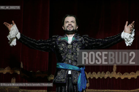 18 Jan 2006 Rome Opera Theatre..Don Giovanni. Music Wolfgang Amadeus Mozart..Opera Theatre Orchestra and chorus..Director: Franco Zeffirellli.Conductor: Hubert Saudant.In the picture: Marco Vinco (Don Giovanni).  ©Riccardo Musacchio & Flavio Ianniello/Rosebud2