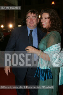 Rome, Opera Theatre Oct 12 2006.Romefilmfest..In the picture: The actress Stefania Sandrelli with Giovanni Soldati.  ©Riccardo Musacchio & Flavio Ianniello/Rosebud2