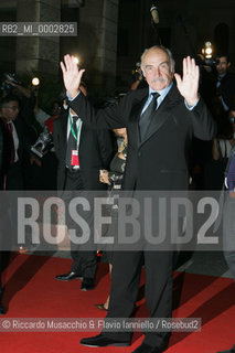 Rome, Opera Theatre Oct 12 2006.Romefilmfest..In the picture: the actor Sean Connery .   ©Riccardo Musacchio & Flavio Ianniello/Rosebud2