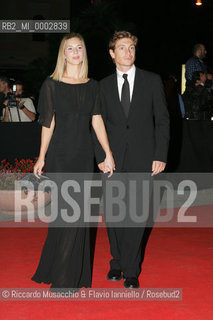 Rome, Opera Theatre Oct 12 2006.Romefilmfest..In the picture: the actor Giorgio Pasotti and the actress Nicoletta Romanoff.   ©Riccardo Musacchio & Flavio Ianniello/Rosebud2