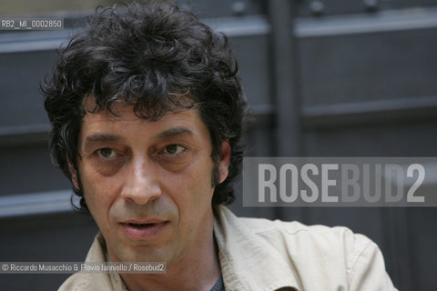 Rome, Jun 12 2006.Portrait of Italian writer Sandro Veronesi .  ©Riccardo Musacchio & Flavio Ianniello/Rosebud2