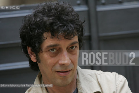 Rome, Jun 12 2006.Portrait of Italian writer Sandro Veronesi .  ©Riccardo Musacchio & Flavio Ianniello/Rosebud2