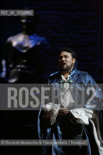 Feb 08 2006  Opera Theatre of Rome.RIGOLETTO.Music of Giuseppe Verdi.Rome Opera Orchestra and choir .Conductor: Bruno Campanella .Director: Giovanni Agostinucci .In the picture: Ramon Vargas.  ©Riccardo Musacchio & Flavio Ianniello/Rosebud2