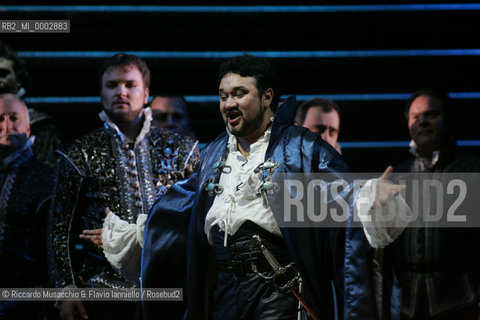 Feb 08 2006  Opera Theatre of Rome.RIGOLETTO.Music of Giuseppe Verdi.Rome Opera Orchestra and choir .Conductor: Bruno Campanella .Director: Giovanni Agostinucci .In the picture: Ramon Vargas.  ©Riccardo Musacchio & Flavio Ianniello/Rosebud2