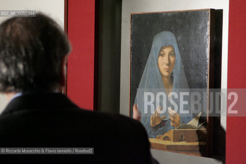 18 Mar 2006, Rome Scuderie del Quirinale.Exibition of the Italian Painter Antonello da Messina.in the picture: Annunciata.  ©Riccardo Musacchio & Flavio Ianniello/Rosebud2