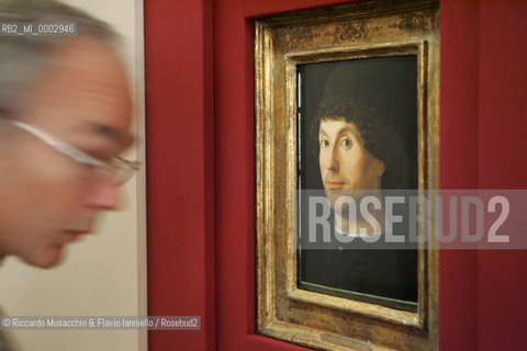 18 Mar 2006, Rome Scuderie del Quirinale.Exibition of the Italian Painter Antonello da Messina.in the picture: Ritratto di un giovane.  ©Riccardo Musacchio & Flavio Ianniello/Rosebud2