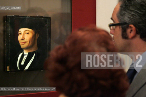 18 Mar 2006, Rome Scuderie del Quirinale.Exibition of the Italian Painter Antonello da Messina.in the picture: Ritratto duomo.  ©Riccardo Musacchio & Flavio Ianniello/Rosebud2