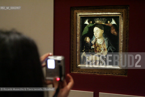 18 Mar 2006, Rome Scuderie del Quirinale.Exibition of the Italian Painter Antonello da Messina.in the picture: Madonna col Bambino (Madonna salting).  ©Riccardo Musacchio & Flavio Ianniello/Rosebud2