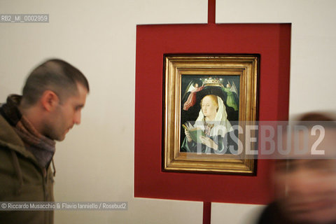 18 Mar 2006, Rome Scuderie del Quirinale.Exibition of the Italian Painter Antonello da Messina.in the picture: Vergine leggente.  ©Riccardo Musacchio & Flavio Ianniello/Rosebud2