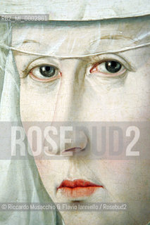 18 Mar 2006, Rome Scuderie del Quirinale.Exibition of the Italian Painter Antonello da Messina.in the picture: Virgo advocata (particular).  ©Riccardo Musacchio & Flavio Ianniello/Rosebud2