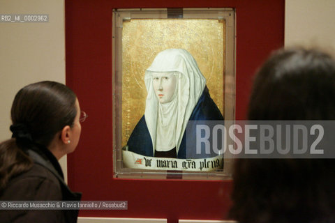 18 Mar 2006, Rome Scuderie del Quirinale.Exibition of the Italian Painter Antonello da Messina.in the picture: Virgo advocata.  ©Riccardo Musacchio & Flavio Ianniello/Rosebud2