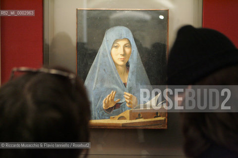 18 Mar 2006, Rome Scuderie del Quirinale.Exibition of the Italian Painter Antonello da Messina.in the picture: Annunciata.  ©Riccardo Musacchio & Flavio Ianniello/Rosebud2