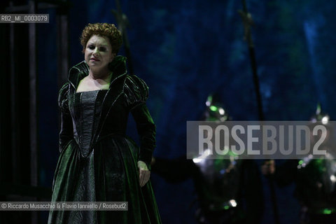 Mar 21 2005 , Opera Theatre of Rome.MARIA STUARDA composed by Gaetano Donizetti.director and costume designer: Francesco Esposito.conductor: Riccardo Frizza.Scene: Italo Grassi.In The picture: Maria Stuarda: Mariella Devia.  ©Riccardo Musacchio & Flavio Ianniello/Rosebud2