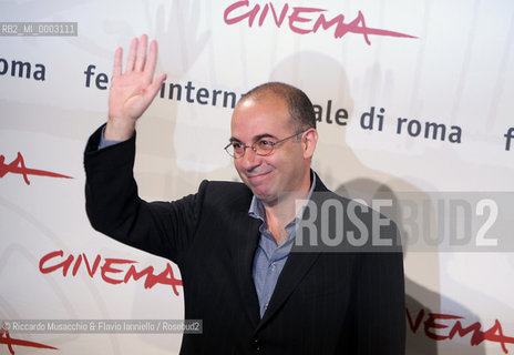 Roma, Auditorium 18 10 2006.Romefilmfest 2006:.photocall del film La sconosciuta di Giuseppe Tornatore..Nella foto: Giuseppe Tornatore.  ©Riccardo Musacchio & Flavio Ianniello/Rosebud2