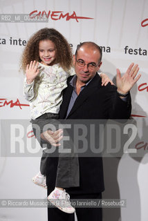 Roma, Auditorium 18 10 2006.Romefilmfest 2006:.photocall del film La sconosciuta di Giuseppe Tornatore..Nella foto: Giuseppe Tornatore e Clara Dossena.  ©Riccardo Musacchio & Flavio Ianniello/Rosebud2