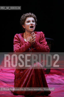 Mar 21 2005 , Opera Theatre of Rome.MARIA STUARDA composed by Gaetano Donizetti.director and costume designer: Francesco Esposito.conductor: Riccardo Frizza.Scene: Italo Grassi.In the picture: Maria Stuarda: Mariella Devia.  ©Riccardo Musacchio & Flavio Ianniello/Rosebud2