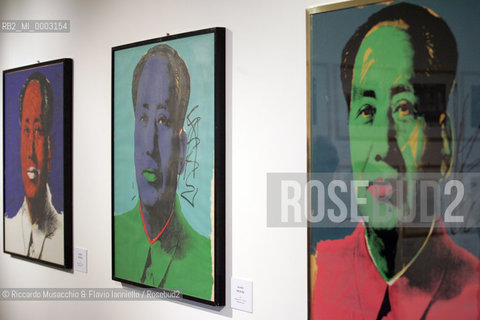 22 Mar 2006 Rome, Palazzo Valentini.The exibition Omaggio allarte americana (a tribute to american art) in the picture: Andy Warhol Mao Tse Tung 1984.  ©Riccardo Musacchio & Flavio Ianniello/Rosebud2