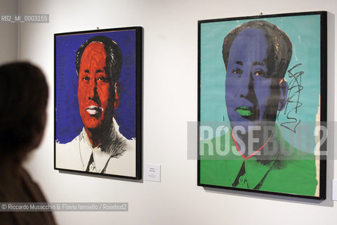 22 Mar 2006 Rome, Palazzo Valentini.The exibition Omaggio allarte americana (a tribute to american art) in the picture: Andy Warhol Mao Tse Tung 1984.  ©Riccardo Musacchio & Flavio Ianniello/Rosebud2