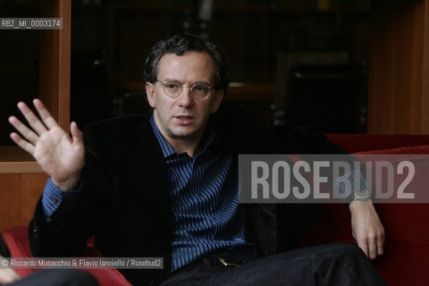 Mar 23 2006 Rome, Auditorium.Portrait of the conductor Fabio Luisi .  ©Riccardo Musacchio & Flavio Ianniello/Rosebud2