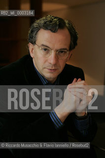 Mar 23 2006 Rome, Auditorium.Portrait of the conductor Fabio Luisi .  ©Riccardo Musacchio & Flavio Ianniello/Rosebud2