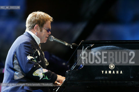 Italy Rome Colosseo 03 09 2005.Telecomcerto: Elton John in concert.  ©Riccardo Musacchio & Flavio Ianniello/Rosebud2