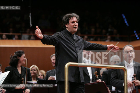 Roma, Auditorium Parco della Musica 21 10 2006.Giornata conclusiva della Festa Internazionale del Cinema: concerto dell Orchestra dell Accademia Nazionale di Santa Cecilia diretta da Antonio Pappano..  ©Riccardo Musacchio & Flavio Ianniello/Rosebud2