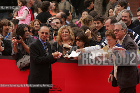 Rome, Auditorium Oct 21 2006..Romefilmfest 2006: the winners and the Awards..In the picture: the italian director wins the Blockbuster Award for the movie La Sconosciuta.  ©Riccardo Musacchio & Flavio Ianniello/Rosebud2