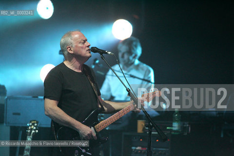 26 Mar 2006 Rome, Auditorium Parco della Musica.David Gilmour singer and guitarist of the rock band Pink Floyd in concert.  ©Riccardo Musacchio & Flavio Ianniello/Rosebud2