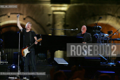 Roma, 31 07 2006 Colosseo..Telecomcerto, duetto fra Billy Joel e Brian Adams..Ph Riccardo Musacchio & Flavio Ianniello  ©Riccardo Musacchio & Flavio Ianniello/Rosebud2