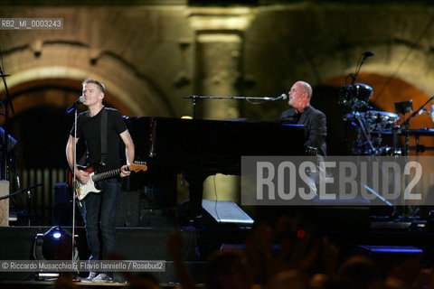 Roma, 31 07 2006 Colosseo..Telecomcerto, duetto fra Billy Joel e Brian Adams..Ph Riccardo Musacchio & Flavio Ianniello  ©Riccardo Musacchio & Flavio Ianniello/Rosebud2