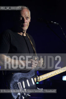 26 Mar 2006 Rome, Auditorium Parco della Musica.David Gilmour singer and guitarist of the rock band Pink Floyd in concert.  ©Riccardo Musacchio & Flavio Ianniello/Rosebud2