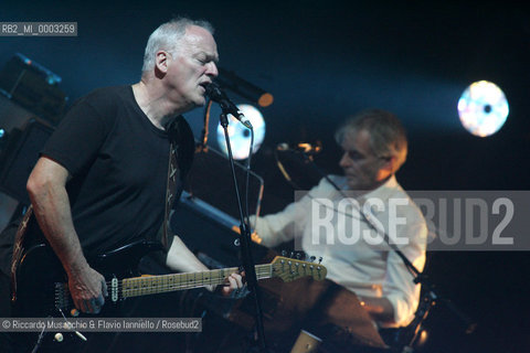 26 Mar 2006 Rome, Auditorium Parco della Musica.David Gilmour singer and guitarist of the rock band Pink Floyd in concert.  ©Riccardo Musacchio & Flavio Ianniello/Rosebud2