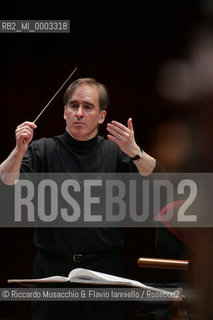 Mar 31 2006 Rome, Auditorium.Santa Cecilia Orchestra.Conductor James Conlon .  ©Riccardo Musacchio & Flavio Ianniello/Rosebud2