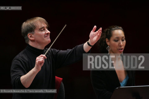 Mar 31 2006 Rome, Auditorium.Santa Cecilia Orchestra.Conductor James Conlon .Nicole Cabell soprano.  ©Riccardo Musacchio & Flavio Ianniello/Rosebud2