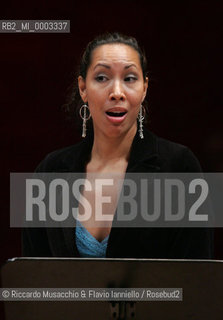 Mar 31 2006 Rome, Auditorium.Santa Cecilia Orchestra.Conductor James Conlon .Nicole Cabell soprano.  ©Riccardo Musacchio & Flavio Ianniello/Rosebud2