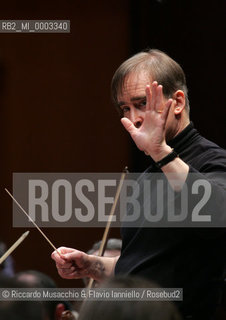 Mar 31 2006 Rome, Auditorium.Santa Cecilia Orchestra.Conductor James Conlon .  ©Riccardo Musacchio & Flavio Ianniello/Rosebud2