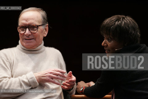 Feb 24 2006 Rome, Auditorium.National Santa Cecilia Orchestra and Choir.Conductor Ennio Morricone.In the picture: the singer Amii Stewart.  ©Riccardo Musacchio & Flavio Ianniello/Rosebud2