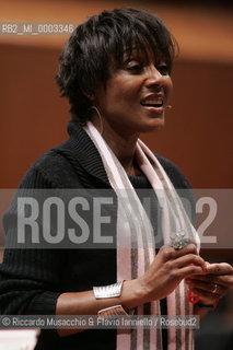 Feb 24 2006 Rome, Auditorium.National Santa Cecilia Orchestra and Choir.Conductor Ennio Morricone.In the picture: the singer Amii Stewart.  ©Riccardo Musacchio & Flavio Ianniello/Rosebud2