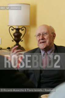 Mar 02 2006 Rome, Hotel Victoria.The conductor Mstislav Rostropovic during the press conference.  ©Riccardo Musacchio & Flavio Ianniello/Rosebud2