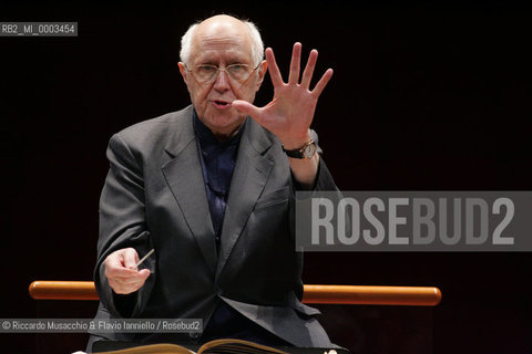 Mar 03 2006 Rome, Auditorium.National Santa Cecilia Orchestra.Conductor Mstislav Rostropovic.  ©Riccardo Musacchio & Flavio Ianniello/Rosebud2